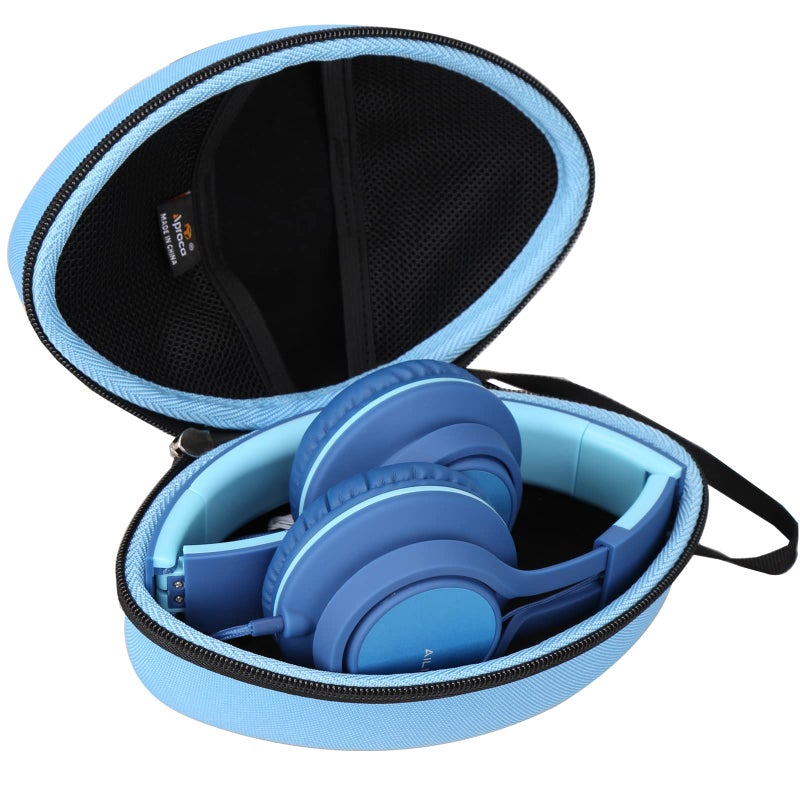 Aproca Hard Travel Storage Case for AILIHEN C8 / Tribit XFree Tune Headphones Folding Lightweight Headset (Blue) - Image 1
